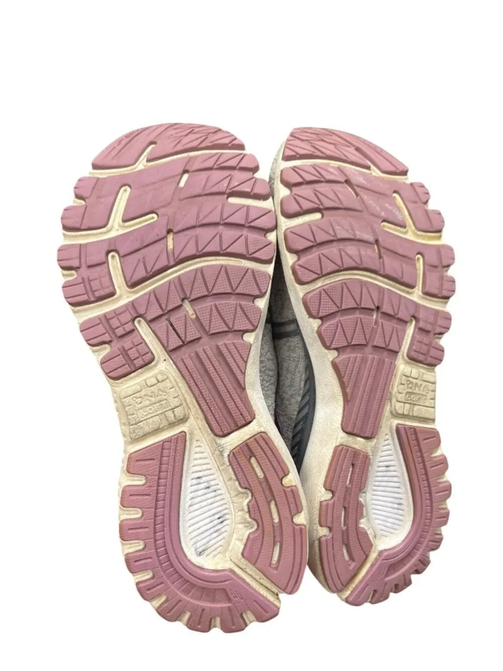 Brooks GTS Adrenaline 20 wms gray pink low walking run sneakers sz 8 SKU 10-604